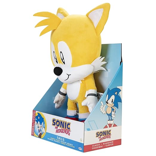 Sonic The Hedgehog Jumbo Plush 20inch - Tails 40479/40477 - Image 5