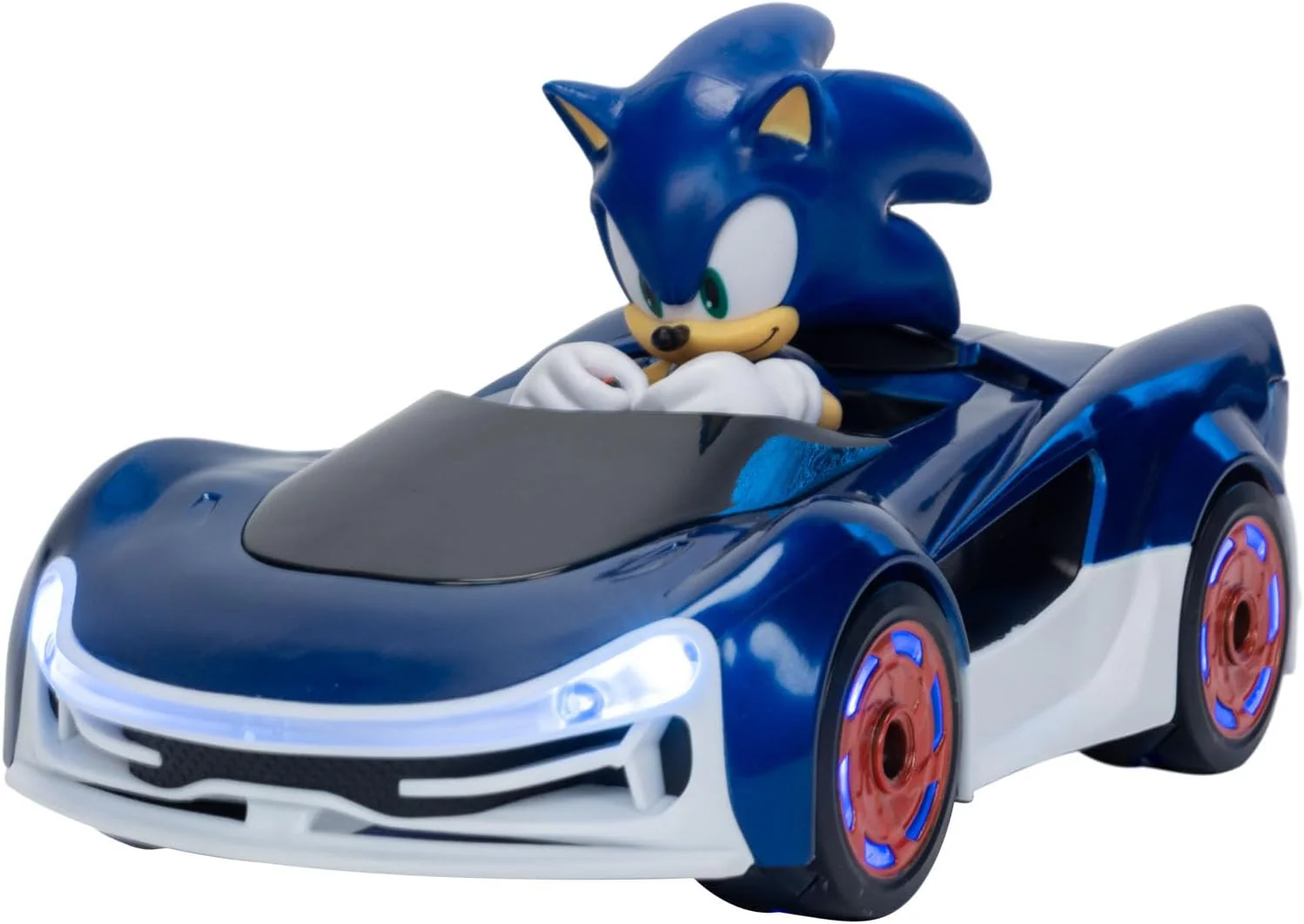 Sonic the Hedgehog Speed Star Lightning Drift RC Car 2.4GHz with LED Lights & 360° Spin – JAKKS Pacific (429974) - Image 3