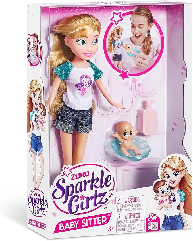 Sparkle Girlz Baby Sitter Doll Playset 10064 - Image 10