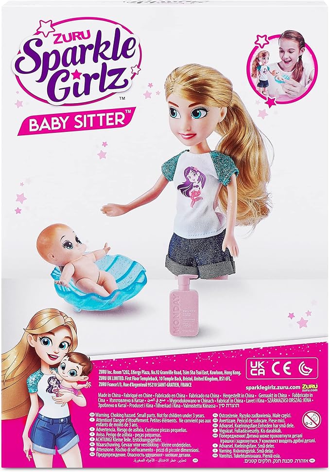 Sparkle Girlz Baby Sitter Doll Playset 10064 - Image 9