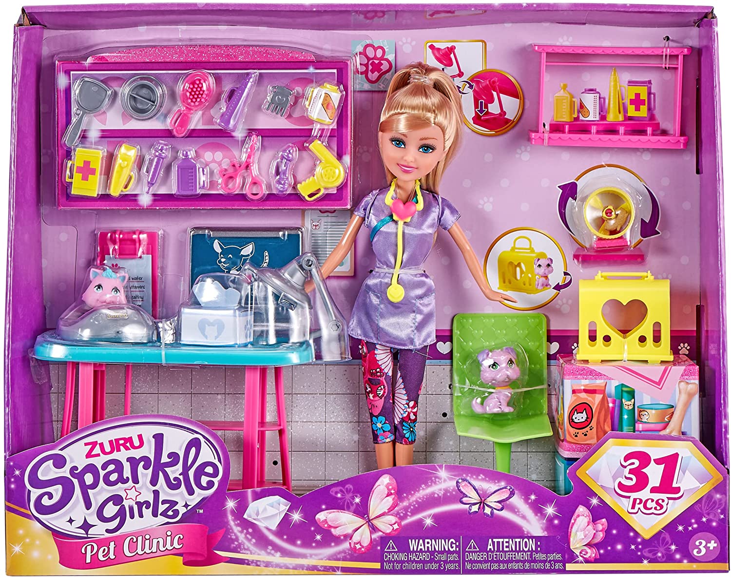 Sparkle Girlz Pet Clinic Playset 100184 - Image 3