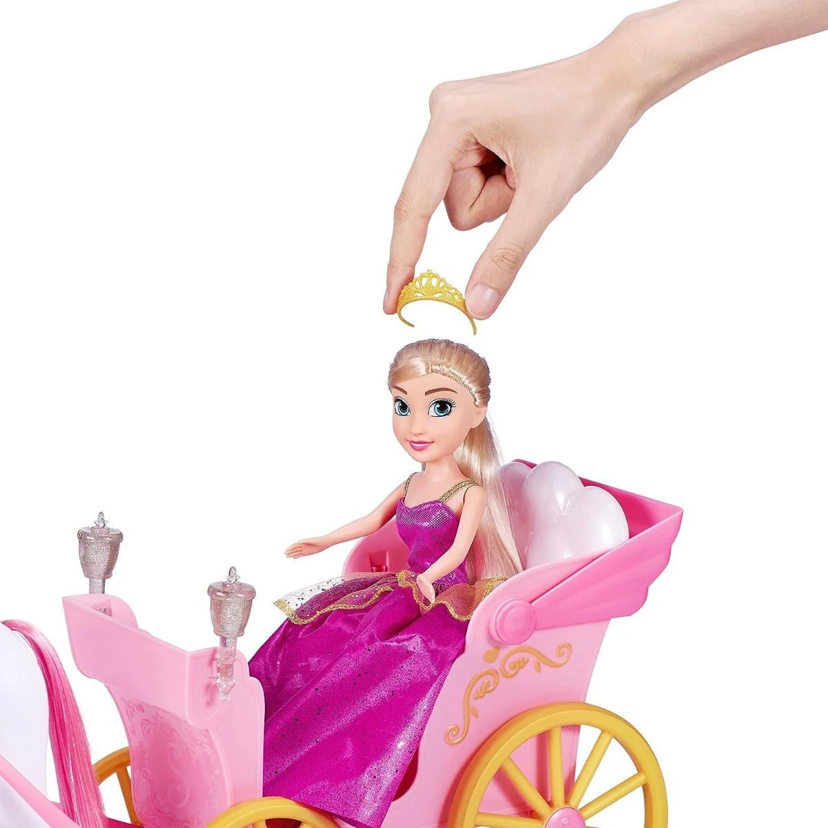 Sparkle Girlz Princess Doll with Horse & Carriage 10068 - Image 7