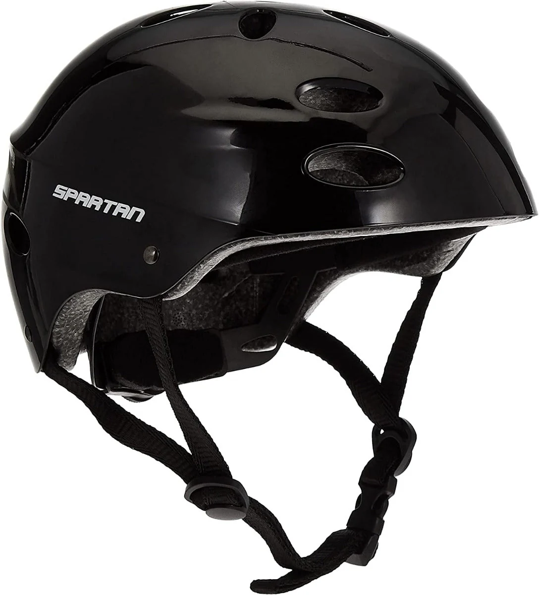 Spartan Black Glossy Helmet SP-HL-9003