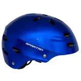 Spartan Blue Glossy Helmet SP-9014 - Image 3