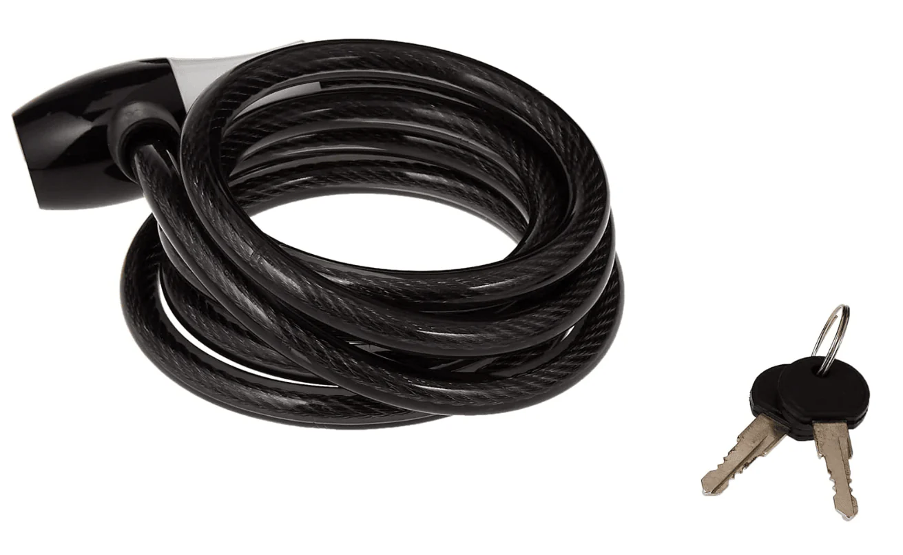 Spartan Cable Lock 180cm Black SP-9026 - Image 2