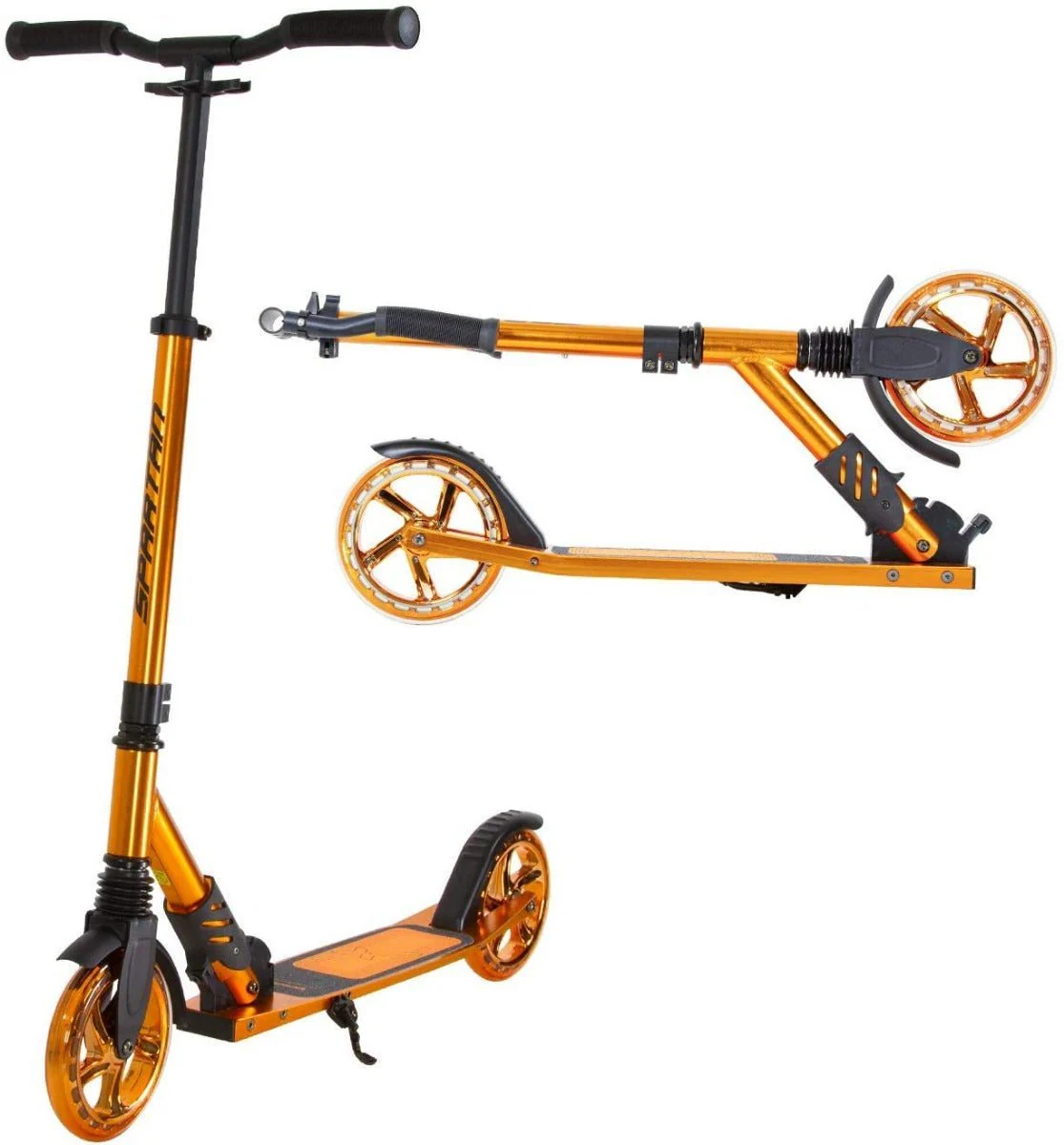 Spartan Extreme Folding Scooter Orange 180mm SP-7012