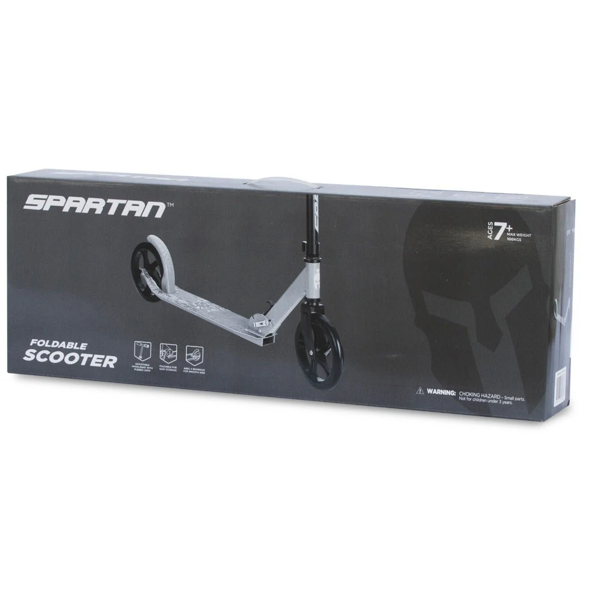 Spartan Folding Scooter 200mm Gray SP-7006