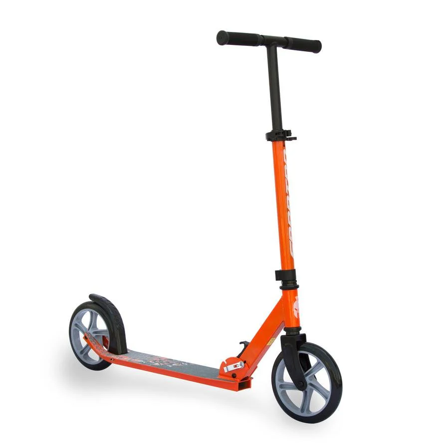 Spartan Folding Scooter Orange 200 mm SP-7005 - Image 3