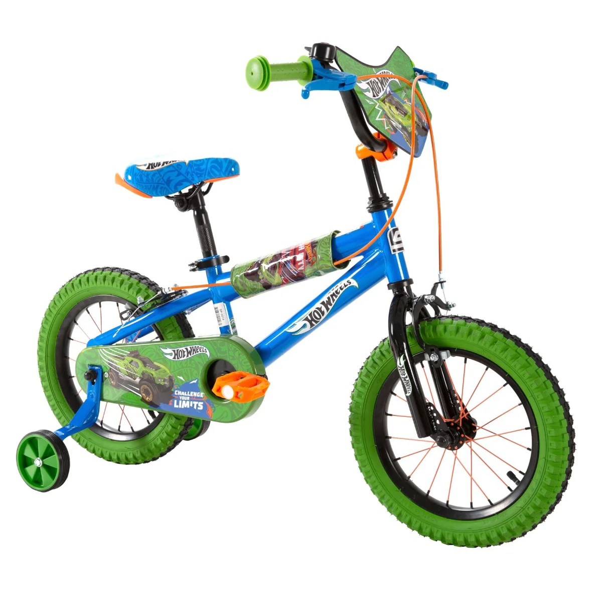 Spartan Hot Wheels Green Bicycle 14 Inches SP-3014