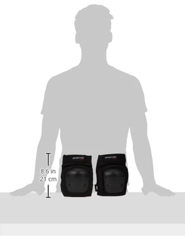 Spartan Knee & Elbow Pads and Wrist Protective Set Black XS SP-9061XS - Image 6