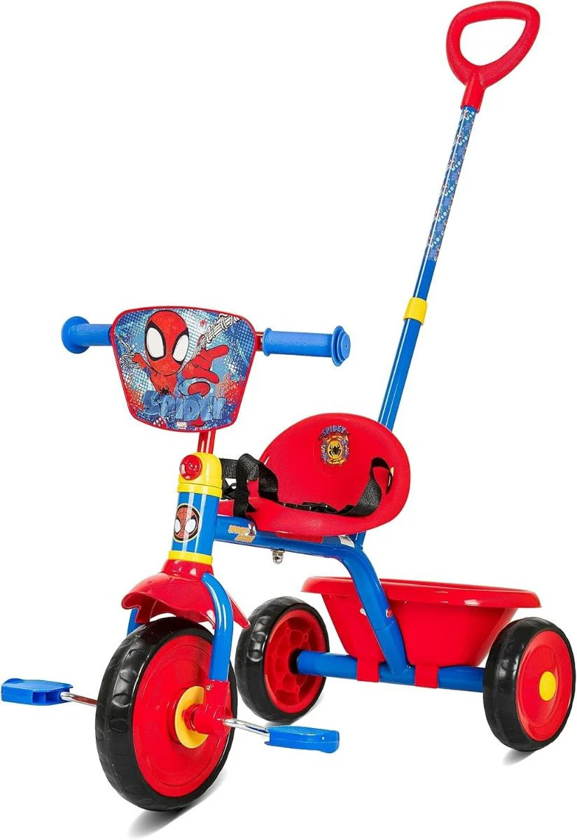 Spartan Marvel Spiderman Tricycle with Pushbar SP-5013