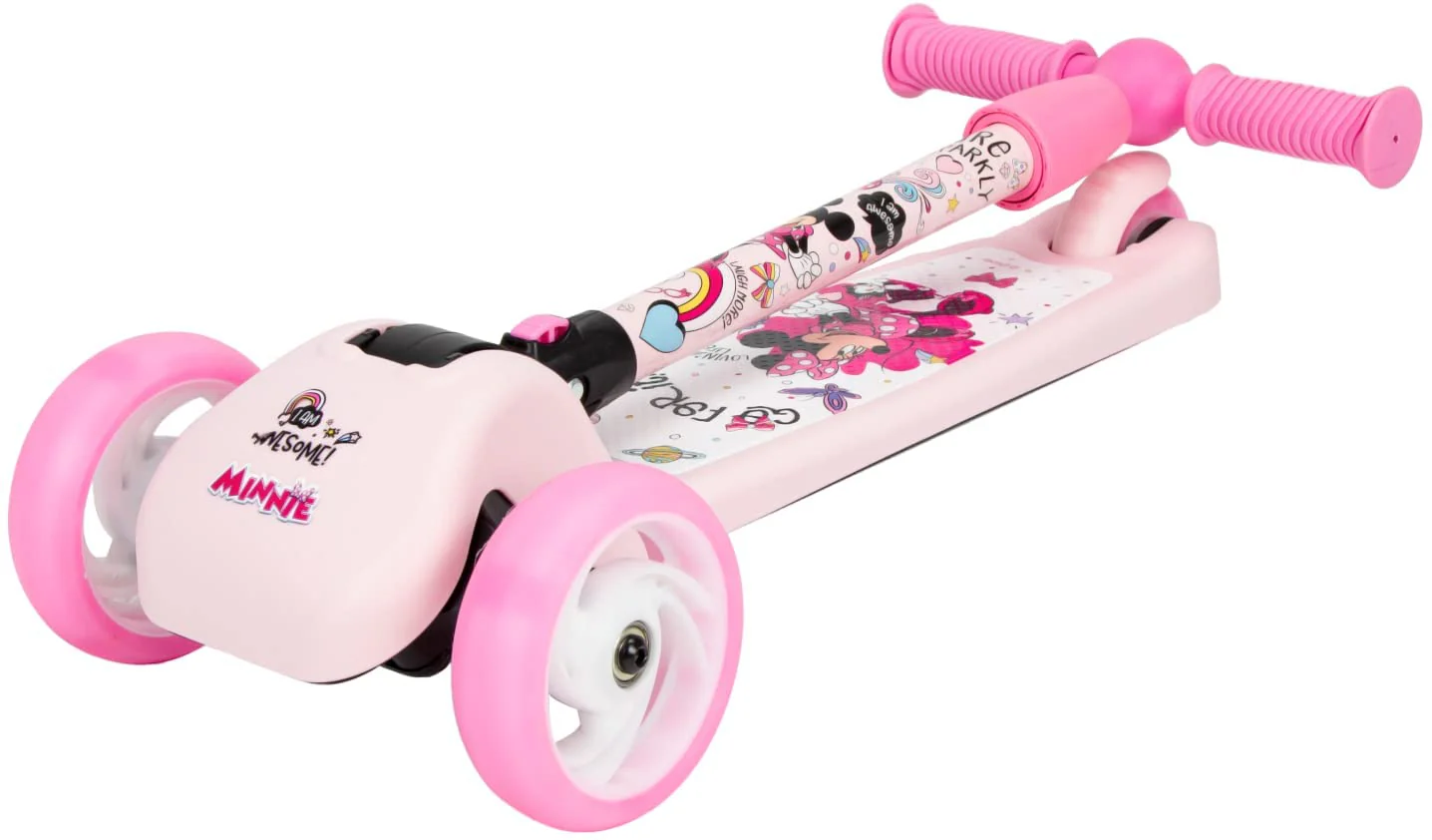 Spartan Minnie LED Folding Scooter 3-Wheel SP-7054 - Image 2