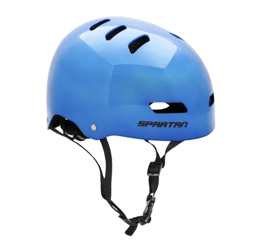 Spartan Mirage Plus Skate Helmet - Blue Chrome M 54-58cm SP-9085