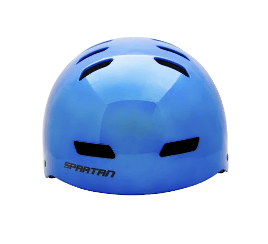 Spartan Mirage Plus Skate Helmet - Blue Chrome M 54-58cm SP-9085 - Image 2