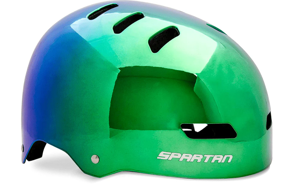 Spartan Mirage Plus Skate Helmet - Rainbow Chrome M - 54-58cm SP-9083