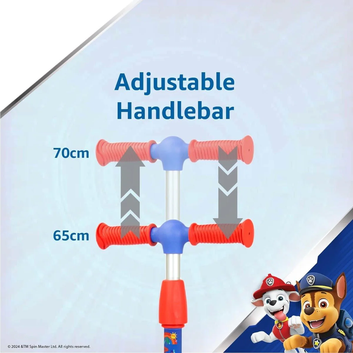 Spartan Paw Patrol Boys Scooter 3-Wheel SP-7055 - Image 3