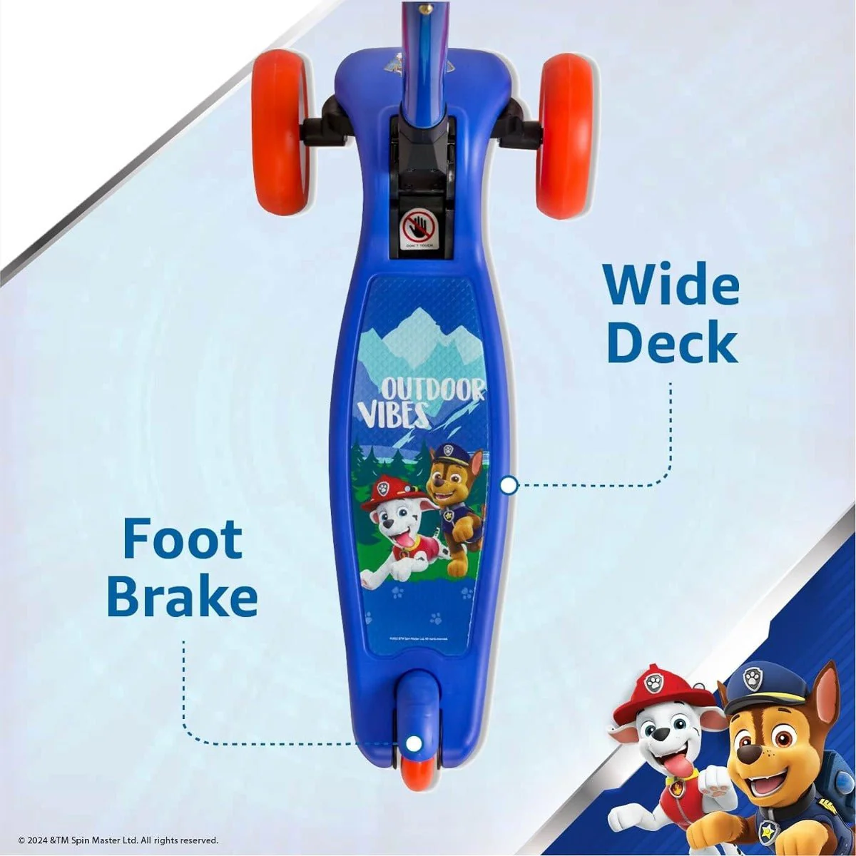 Spartan Paw Patrol Boys Scooter 3-Wheel SP-7055 - Image 4