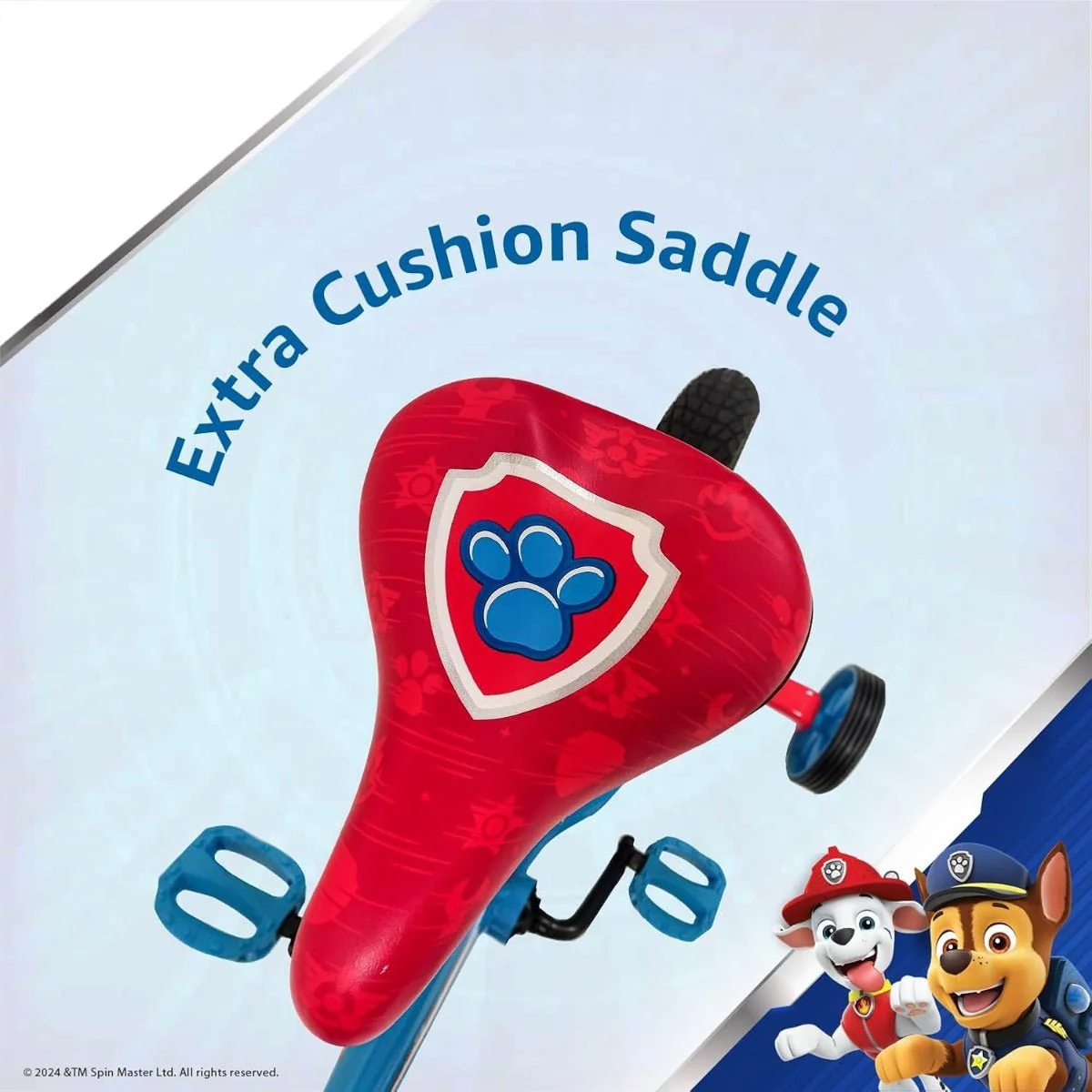 Spartan Paw Patrol Chase Bicycle 12inch SP-3202 - Image 6