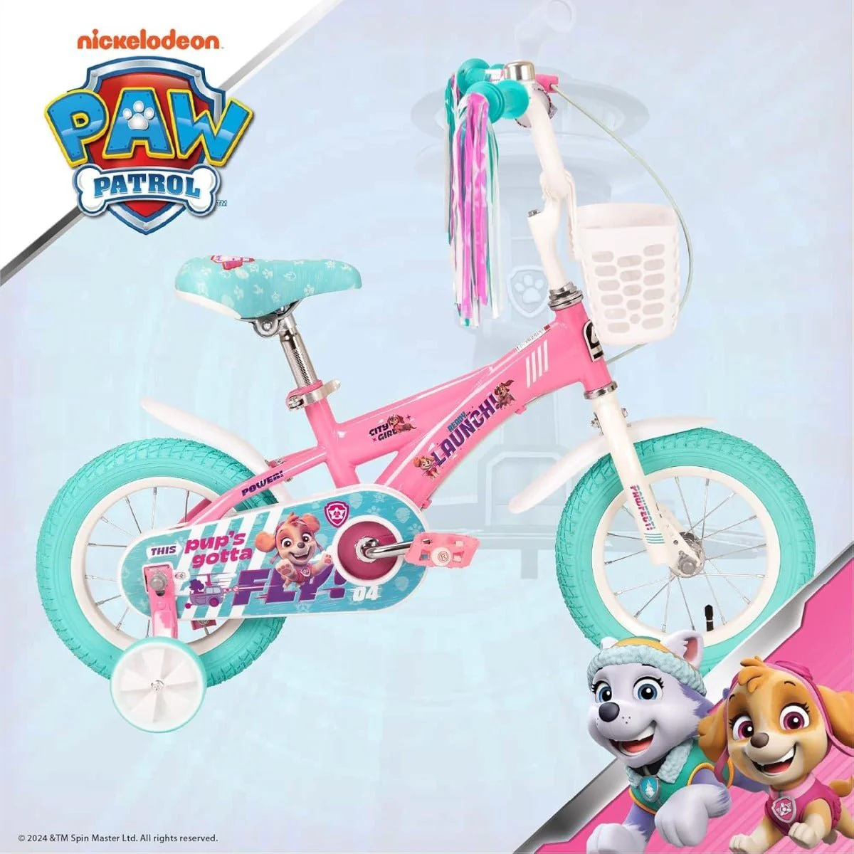Spartan Paw Patrol Skye Bicycle 12inch SP-3203 - Image 2