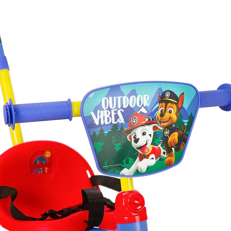 Spartan Paw Patrol Tricycle with Pushbar-Boys SP-5008 - Image 2