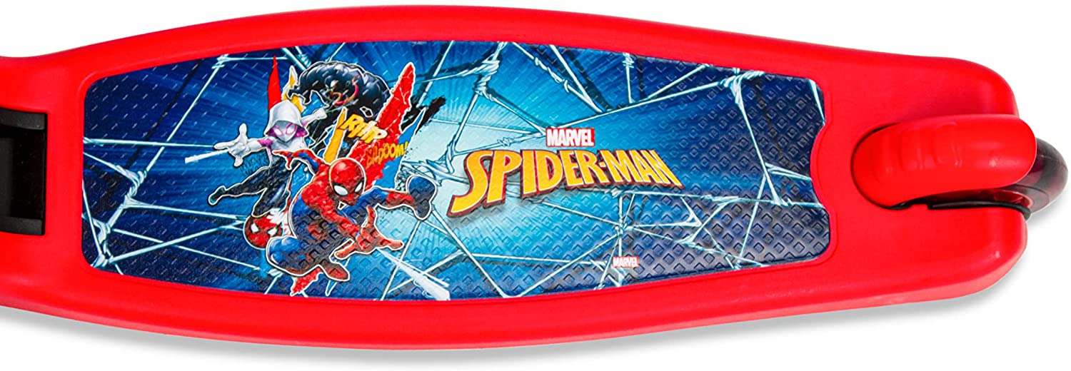 Spartan Spiderman LED Folding Scooter 3-Wheel SP-7052 - Image 3