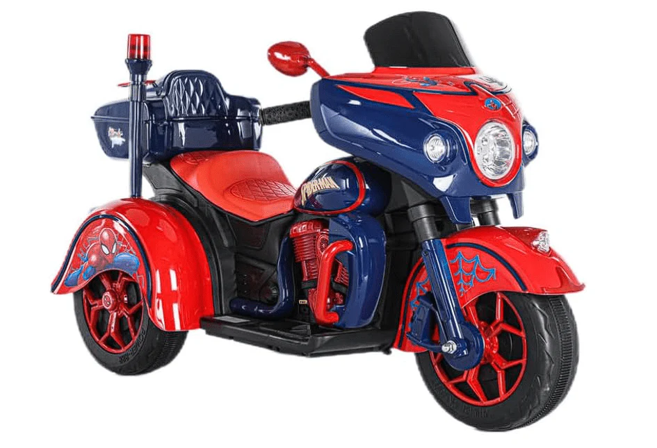 Spider-Man 3-Wheel Motorcycle Ride On LB-8008 - Image 2
