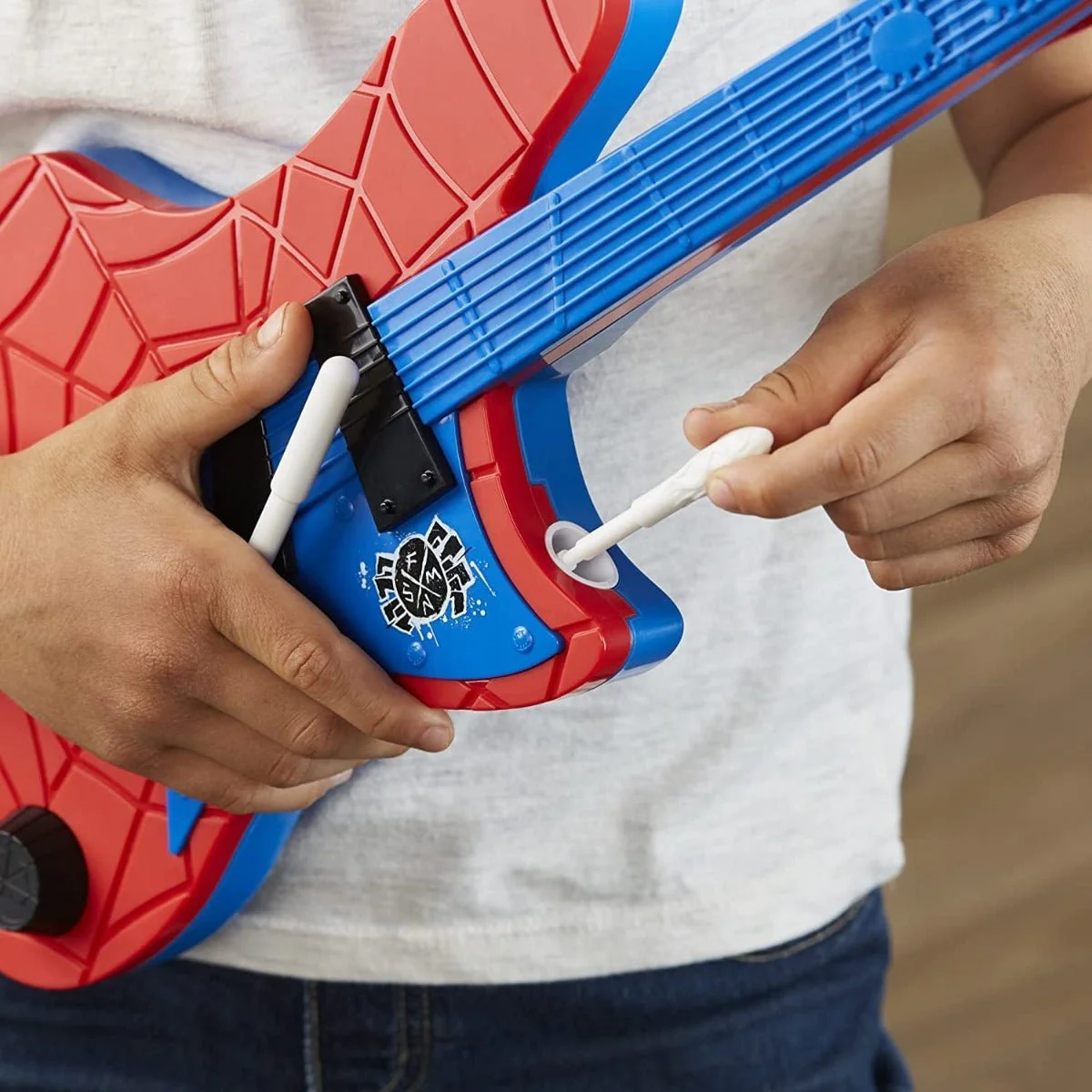 Spider-Man Across The Spider-verse Ultimate Web Power Guitar F5622 - Image 4