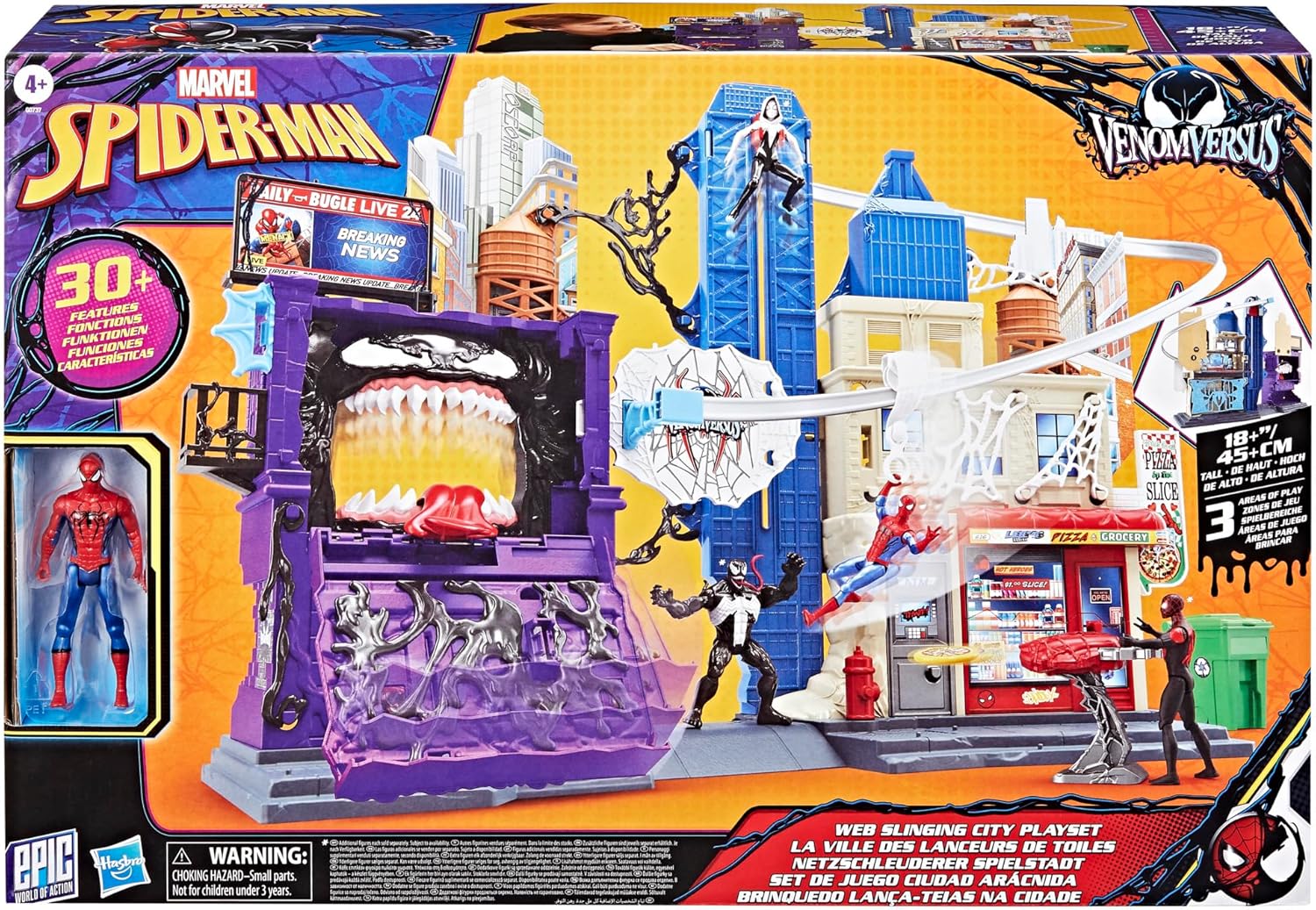 Spiderman 4-In Venomversus Web City G0737 - Image 2