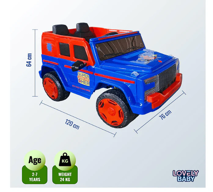 Spiderman Jeep Ride On LB-2888EL - Image 2