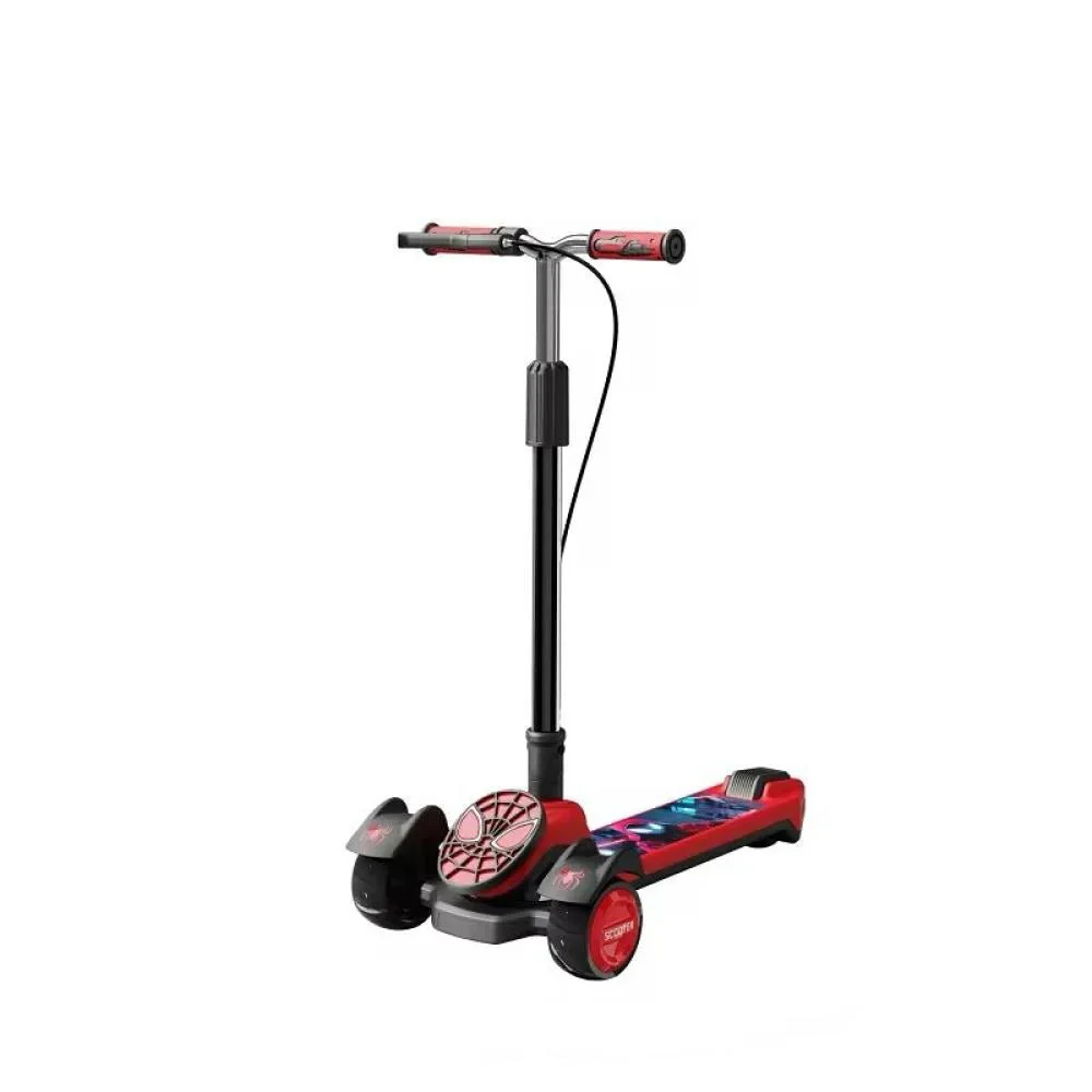 Spiderman Scooter With Bluetooth Music Red MN019