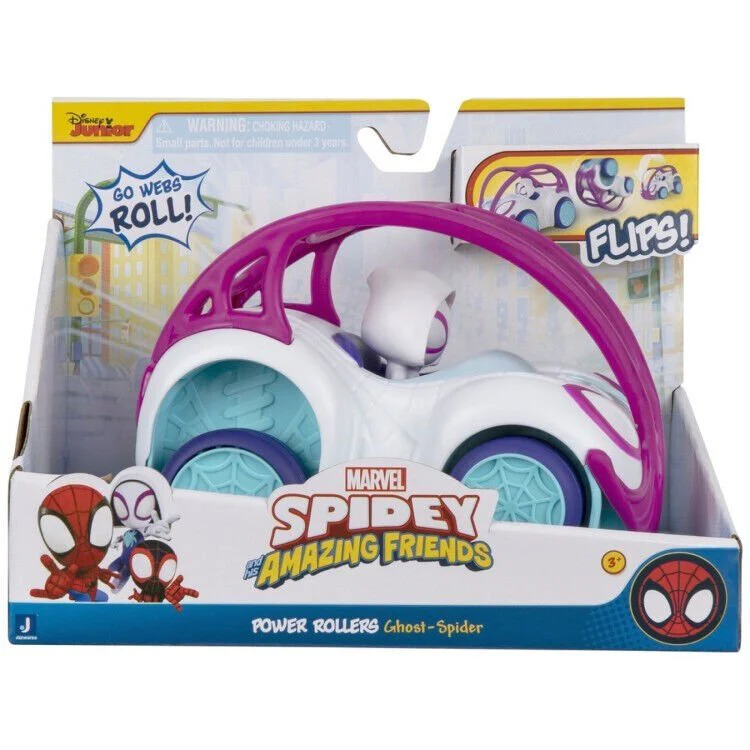 Spidey Amazing Friends Vehicle Power Rollers - Ghost Spider - Image 5
