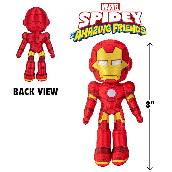 Spidey and His Amazing Friends Little Plush - Iron Man SNF0100/SNF0001 - Image 3