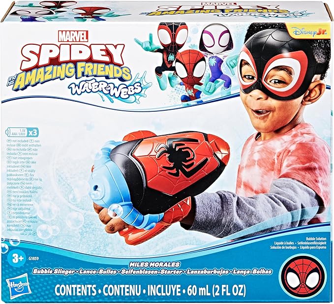 Spidey And His Amazing Friends Miles Bubble Slinger G1859