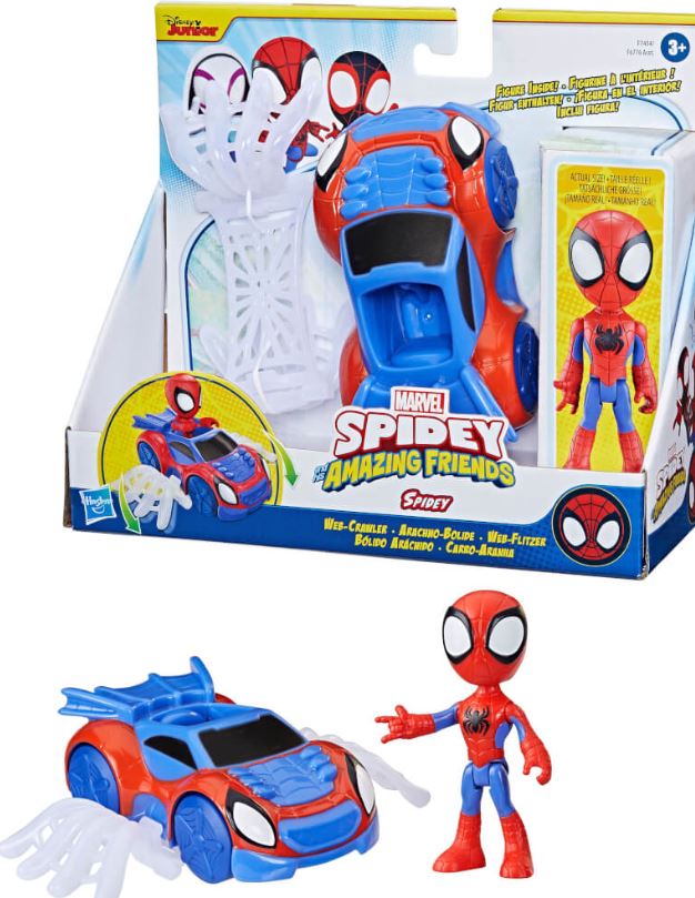 Spidey and His Amazing Friends Spidey Web Crawler F7454 - Image 2
