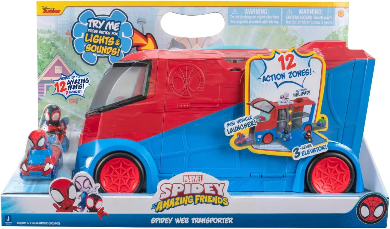 Spidey and His Amazing Friends Spidey Web Transporter SNF0051