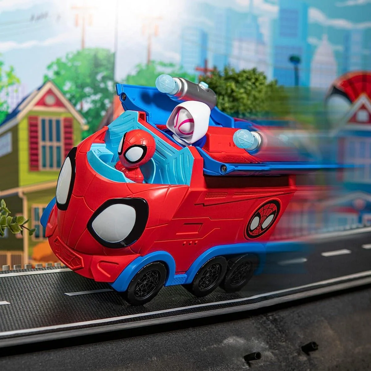 Spidey and His Amazing Friends Transforming Web Spinning Hauler SNF0081 - Image 5