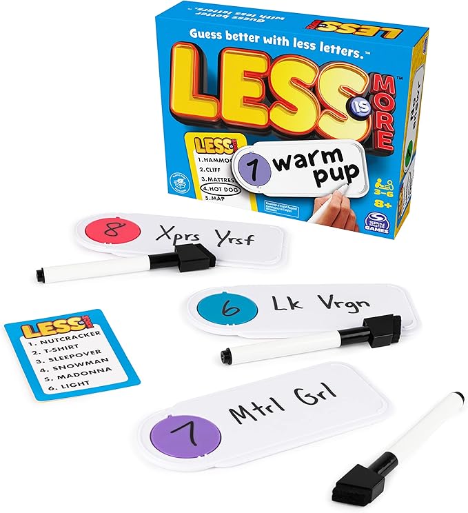 Spin Master Less is More Board Game 6064352