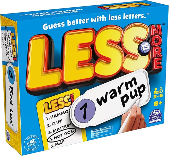 Spin Master Less is More Board Game 6064352 - Image 8