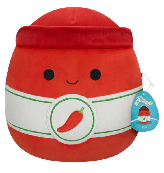 [SQCR04132/SQCR04130] Squishmallows Illia the Sriracha Plush 12inch