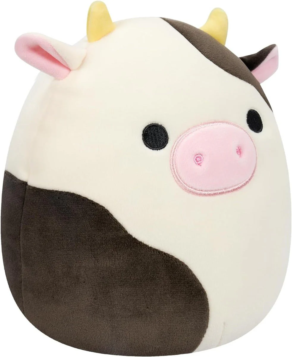Squishmallow Connor Black and White Cow 7.5inches SQCR05373 - Image 6