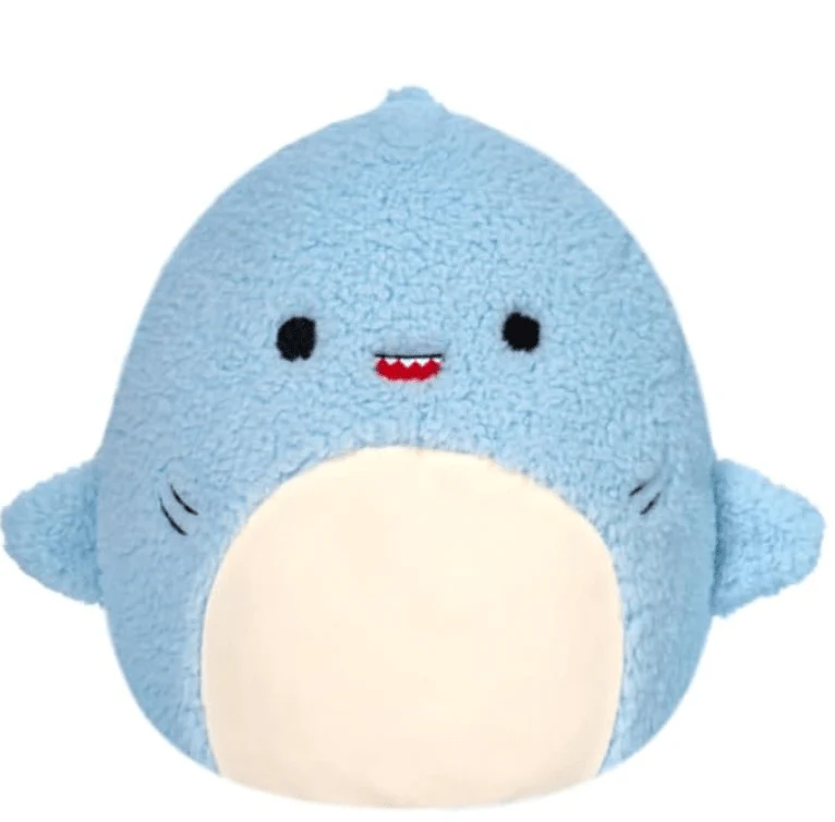 Squishmallow Fuzzamallows Davie Blue Shark 12inches
