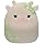 Squishmallow Little Plush Easter - Ada the Cream Green & Floral Cow 5inches