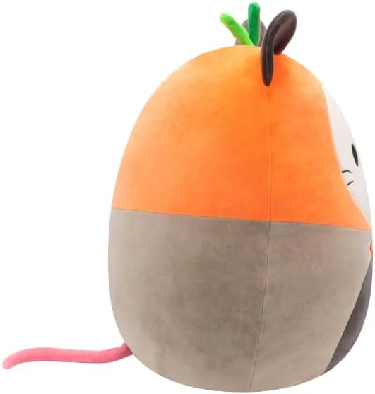 Squishmallow Little Plush Easter - Luanne the Grey Possum in Carrot Costume 7.5inches - Image 3