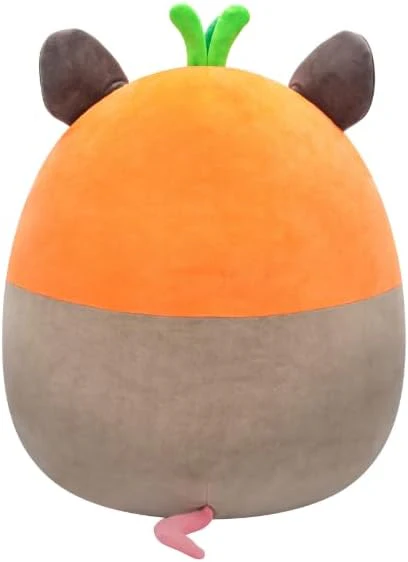 Squishmallow Little Plush Easter - Luanne the Grey Possum in Carrot Costume 7.5inches - Image 4