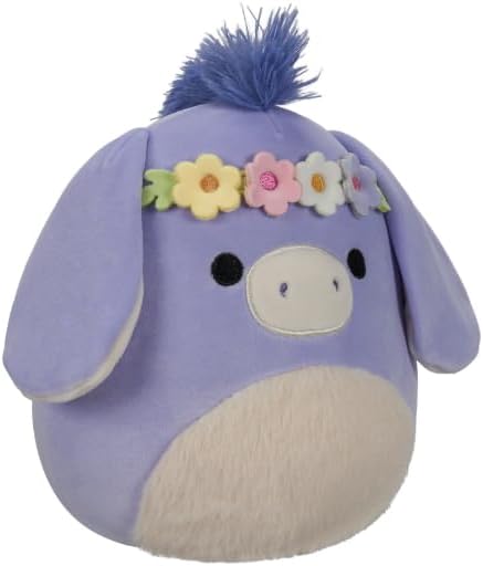 Squishmallow Little Plush Easter - Milanda the Periwinkle Donkey 7.5inches - Image 2
