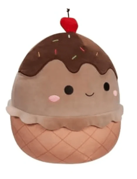 Squishmallow Marta The Chocolate Ice Cream Sundae Plush Toy 12in - Image 2