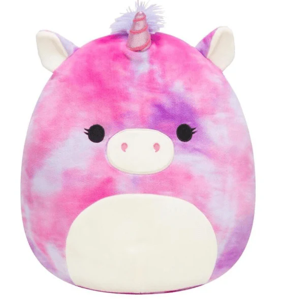Squishmallow Plush 12in - Lola The Tie-Dye Unicorn SQCR04163/SQCR04158