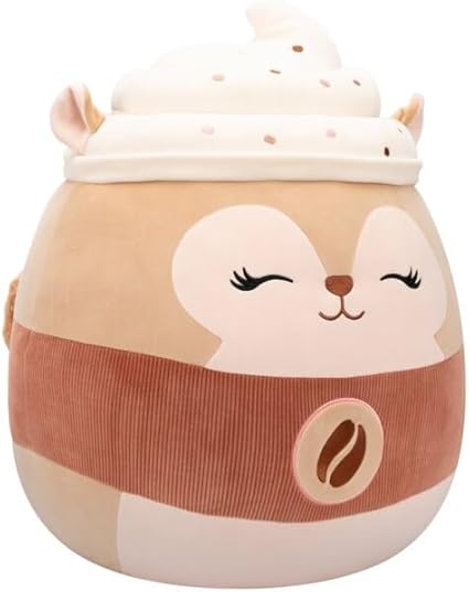 Squishmallow Reza The Latte Squirrel Plush 7.5inch - Image 2