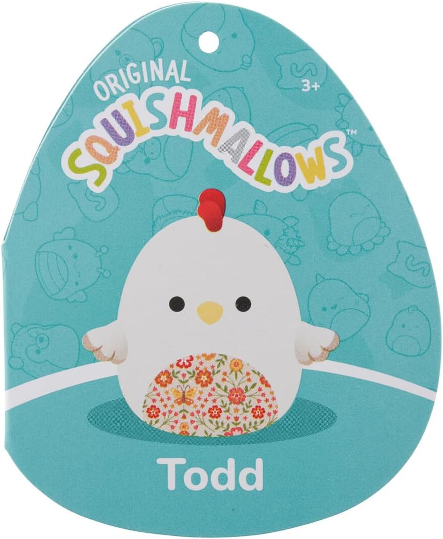 Squishmallow Todd the Beige Rooster 12inches SQCR05418 - Image 7
