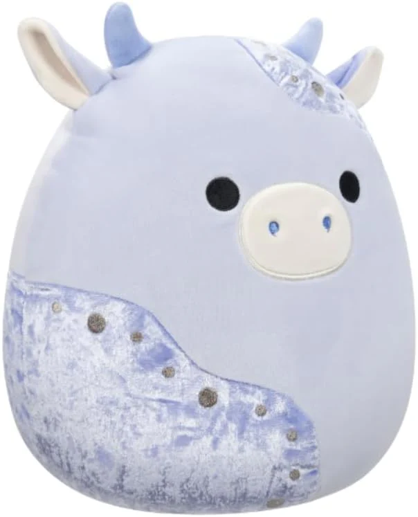 Squishmallow Velvet Marzio The Blue Cow Plush 12inch - Image 2